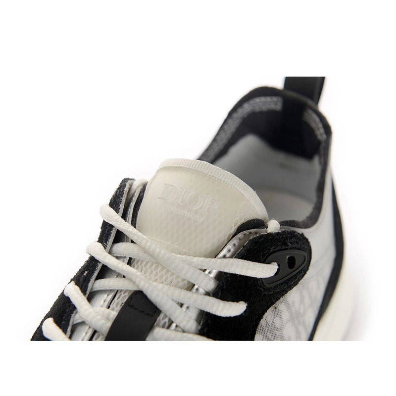 D*or b25 runner sneaker in D*or oblique black suede