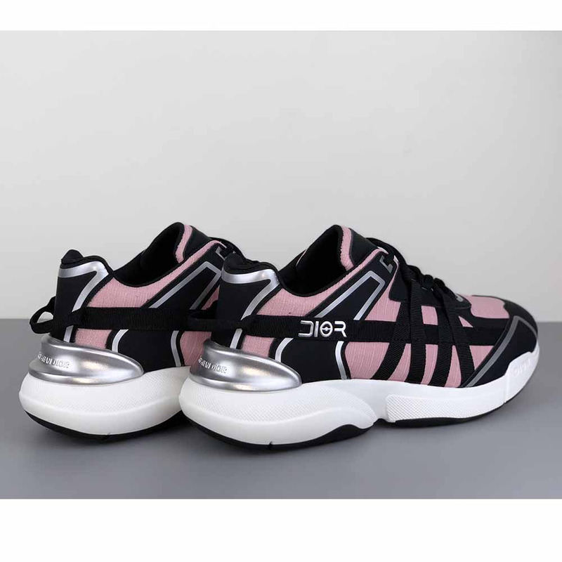 D*or "b24 runtek" sneaker in pink technical canvas