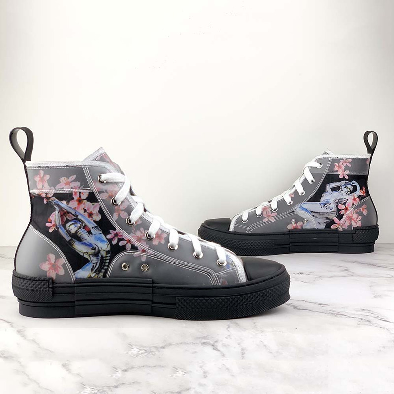 D*or "b23" high-top portrait sneaker