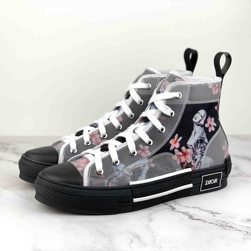 D*or "b23" high-top portrait sneaker