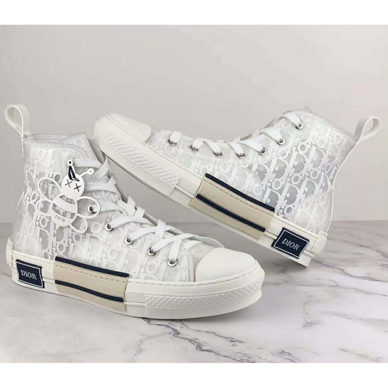 D*or "b23" high-top sneaker in D*or oblique