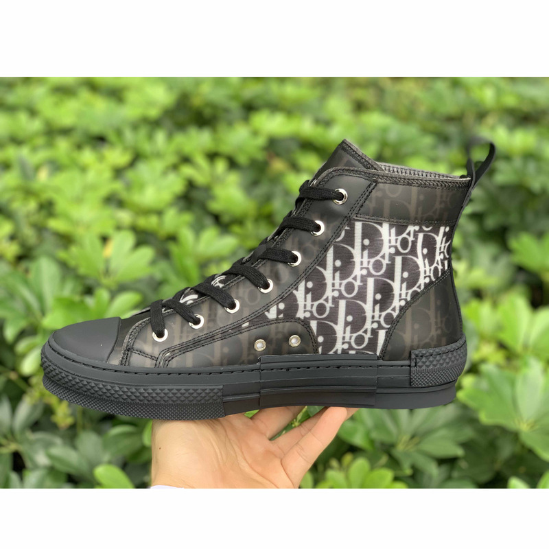 D*or "b23" high-top D*or oblique sneaker