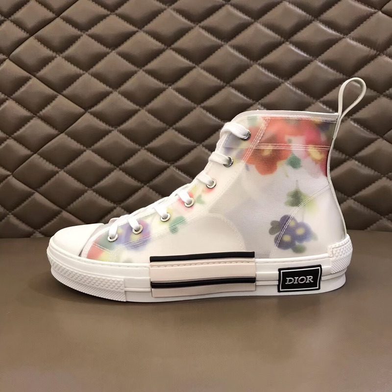 D*or flowers technical canvas "b23" high-top sneaker