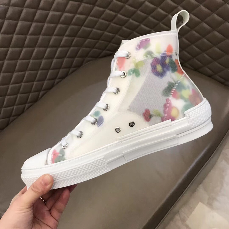 D*or flowers technical canvas "b23" high-top sneaker