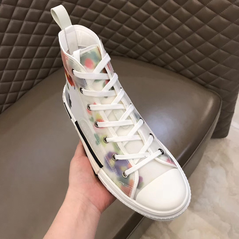 D*or flowers technical canvas "b23" high-top sneaker