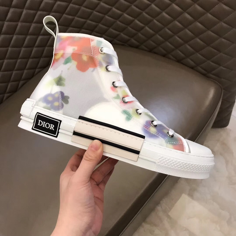 D*or flowers technical canvas "b23" high-top sneaker