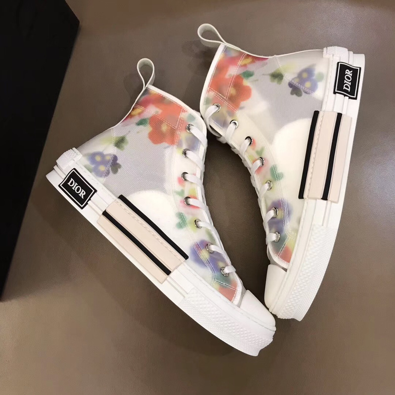 D*or flowers technical canvas "b23" high-top sneaker