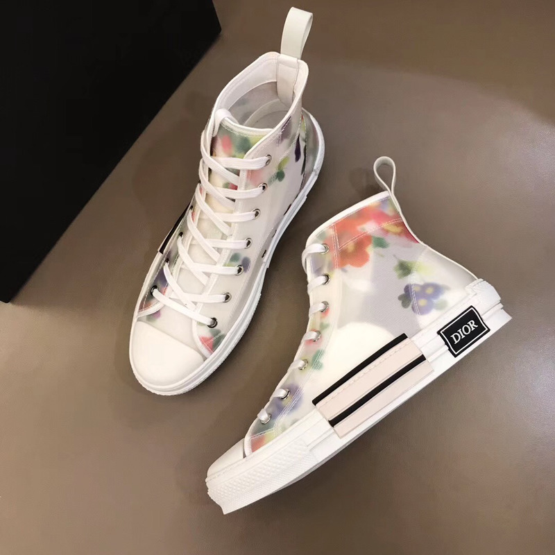 D*or flowers technical canvas "b23" high-top sneaker