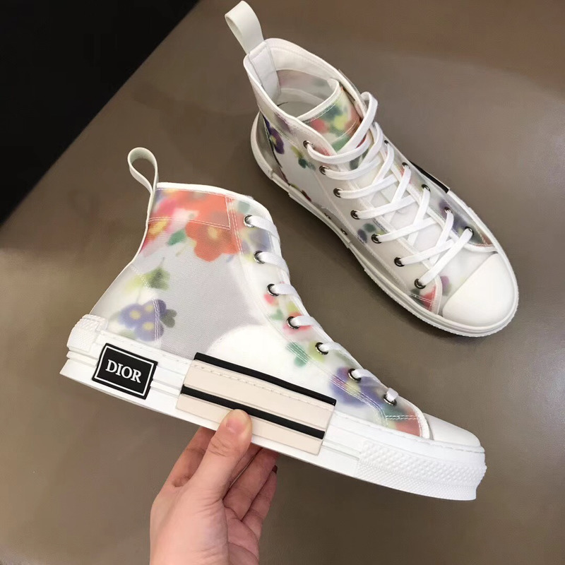 D*or flowers technical canvas "b23" high-top sneaker