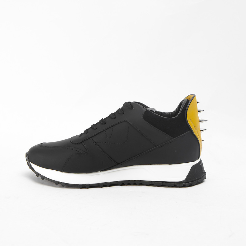 F**di monster low top yellow sneaker for men