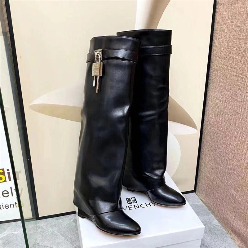 Givenchy Black Long Boots