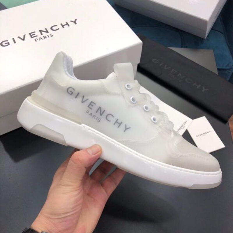 Givenchy Transparent Low Top Wing Sneaker White