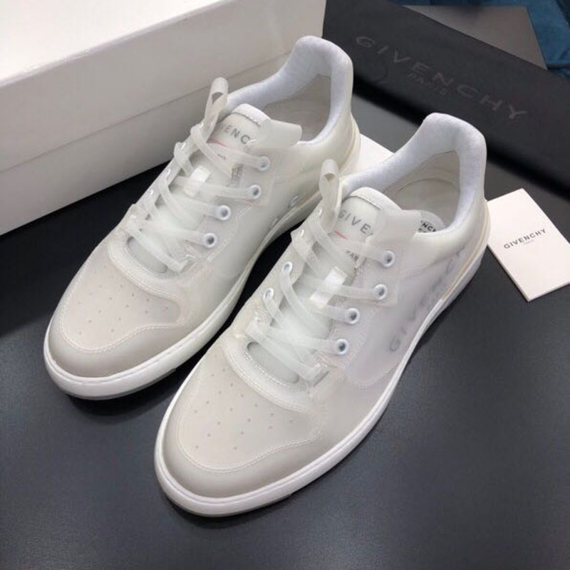 Givenchy Transparent Low Top Wing Sneaker White