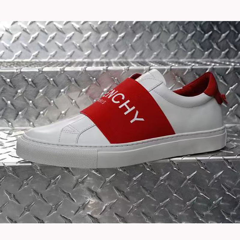 Givenchy Paris Webbing Leather Sneakers