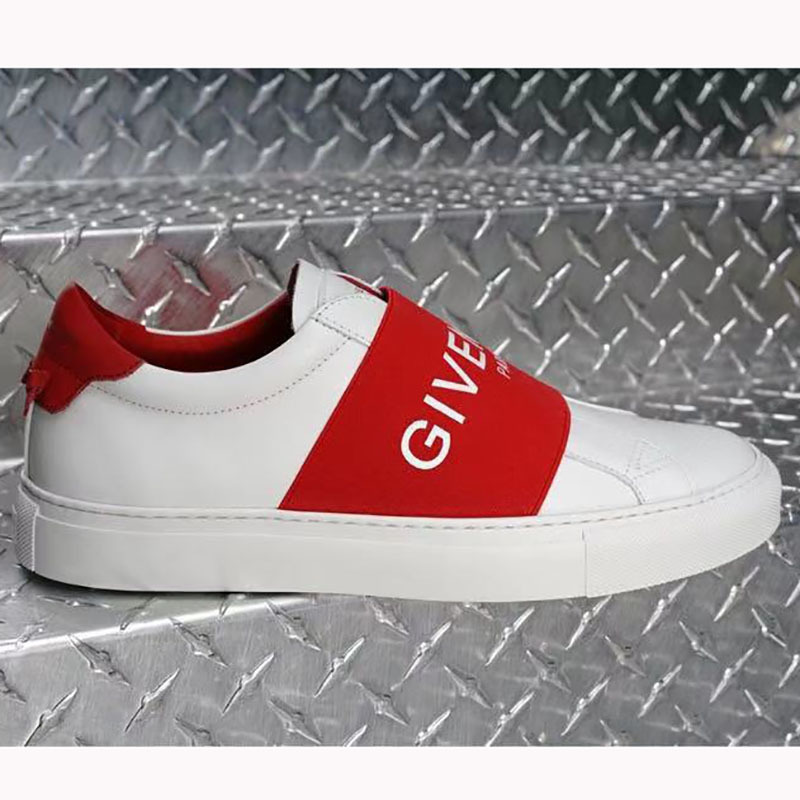 Givenchy Paris Webbing Leather Sneakers