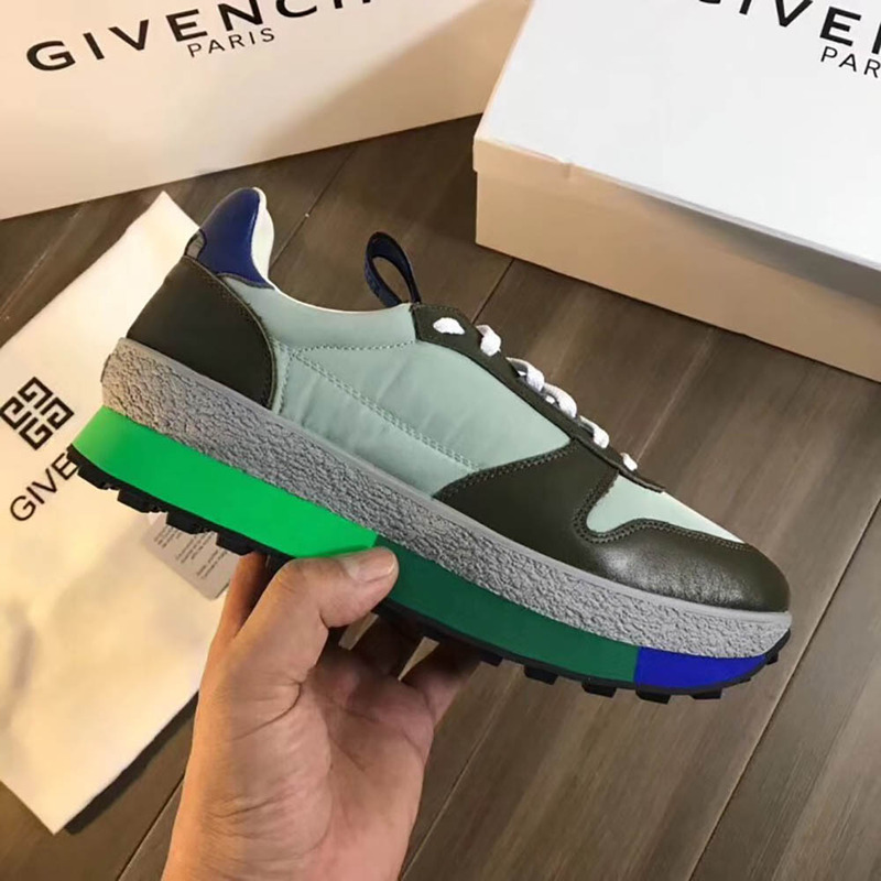 Givenchy TR3 Runners in Green/Black