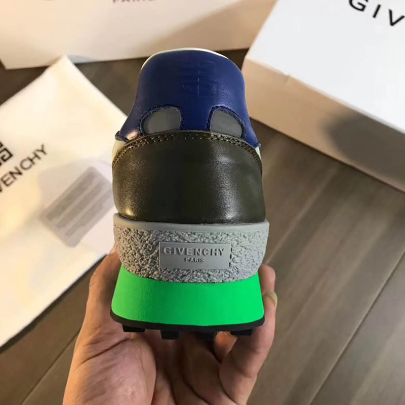 Givenchy TR3 Runners in Green/Black