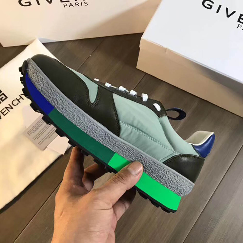 Givenchy TR3 Runners in Green/Black