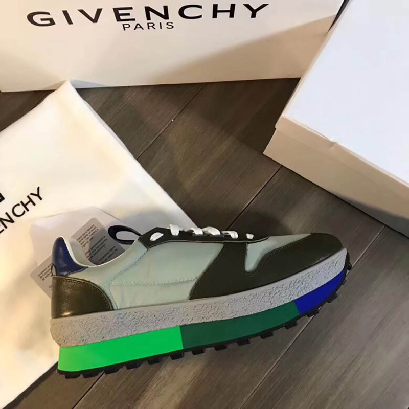 Givenchy TR3 Runners in Green/Black