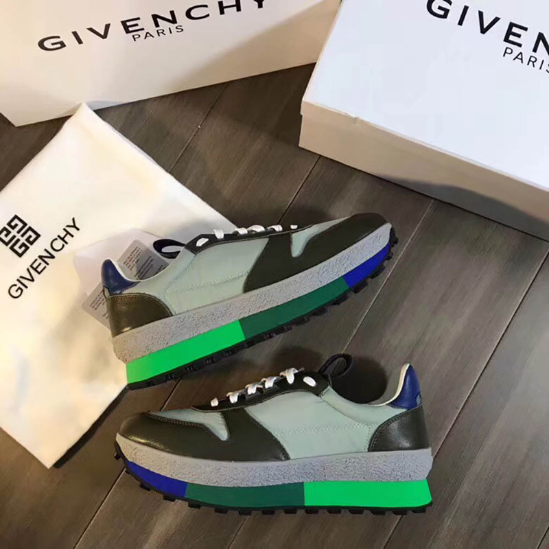 Givenchy TR3 Runners in Green/Black