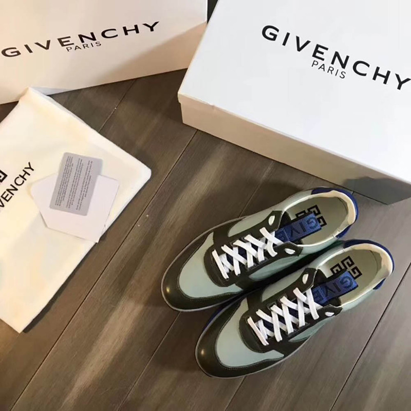 Givenchy TR3 Runners in Green/Black