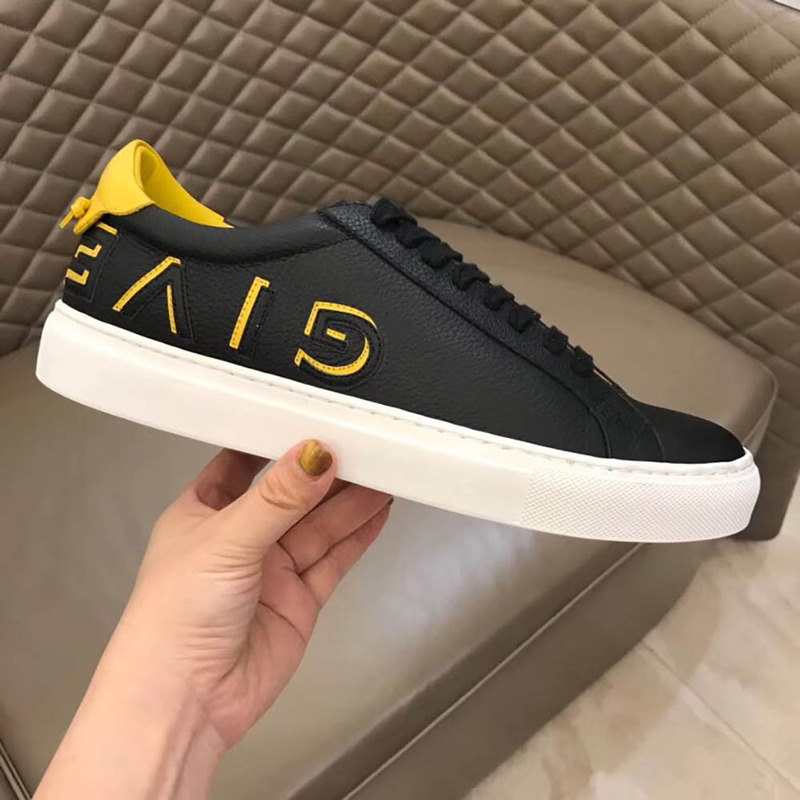 Givenchy Low Sneakers in Yellow Leather