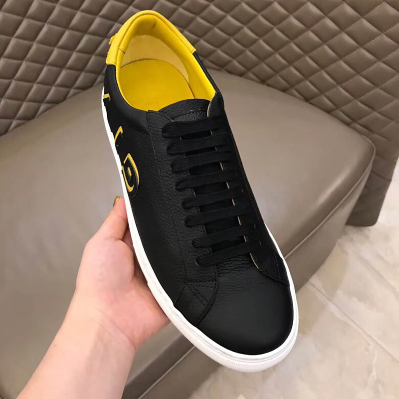 Givenchy Low Sneakers in Yellow Leather