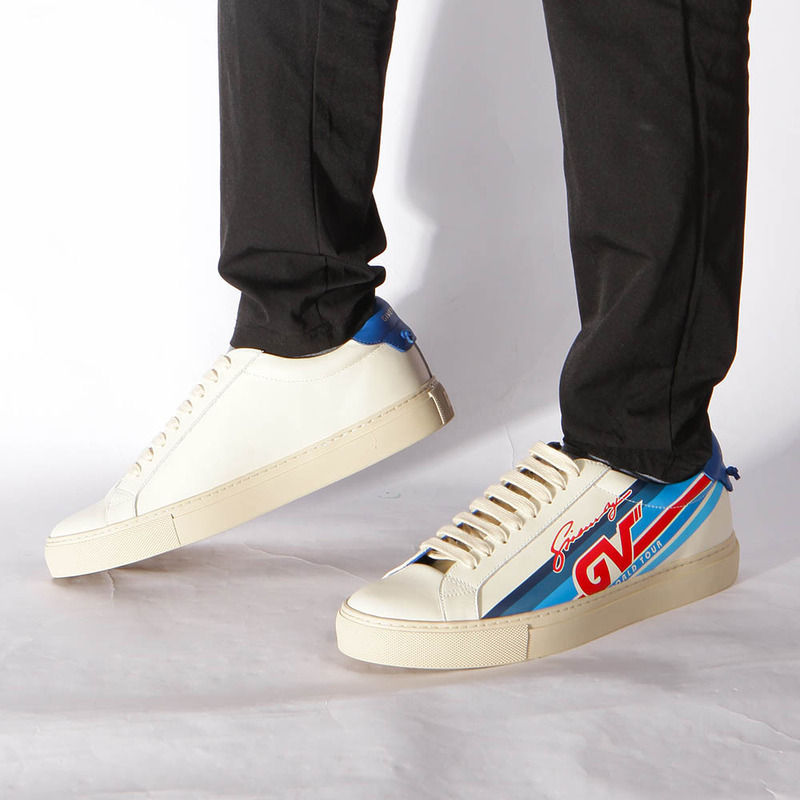 Givenchy Low Sneakers in GV Motocross Printed Leather