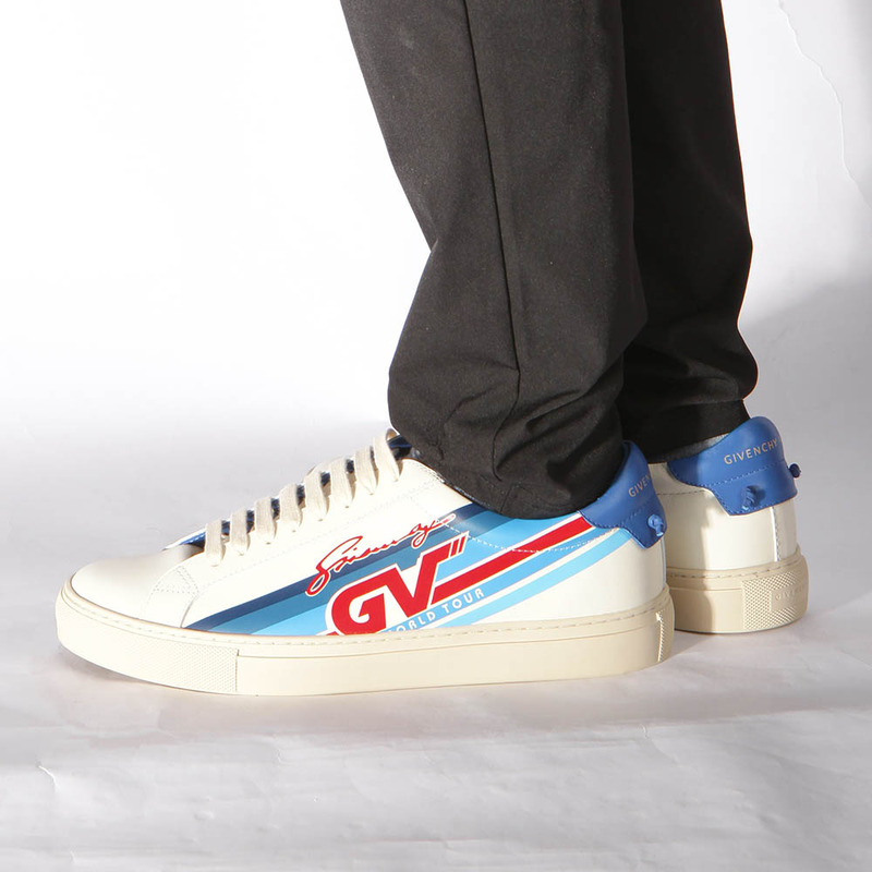 Givenchy Low Sneakers in GV Motocross Printed Leather