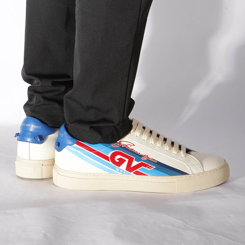 Givenchy Low Sneakers in GV Motocross Printed Leather