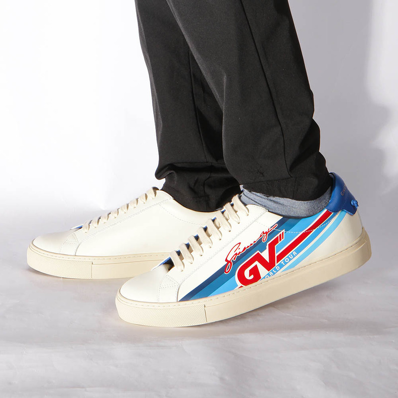 Givenchy Low Sneakers in GV Motocross Printed Leather