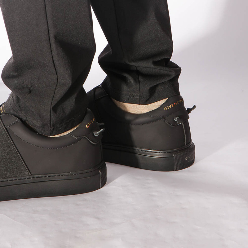 Givenchy Logo Strap Sneaker in Black