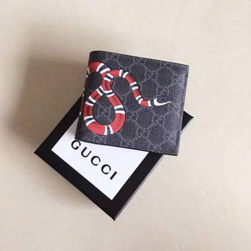 kingsnake print G*u*i sup*e wallet