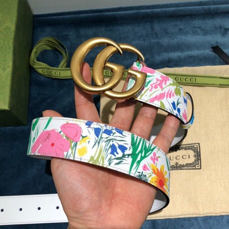 G*u*i flower print belt