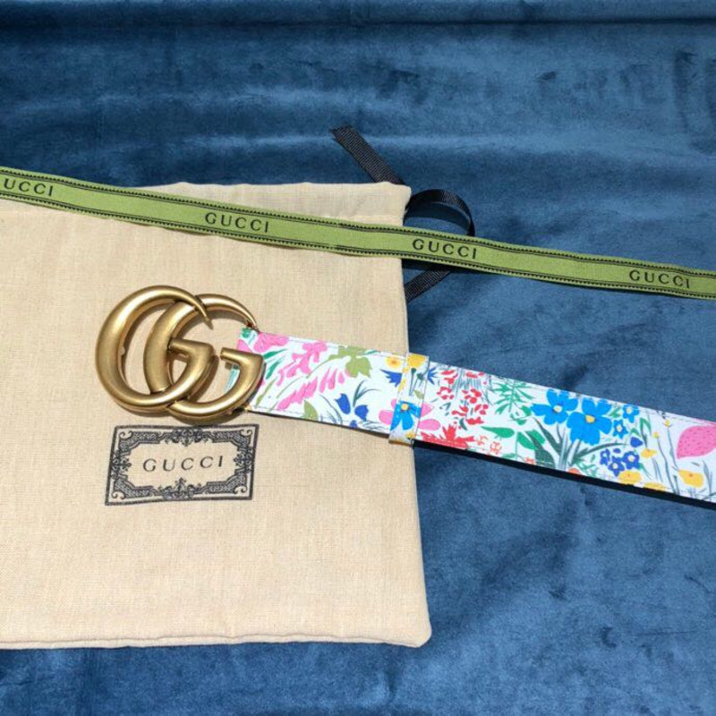 G*u*i flower print belt