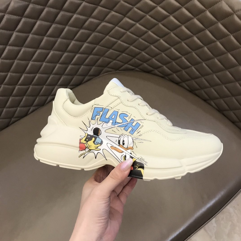 G*u*i disney donald duck print sneaker