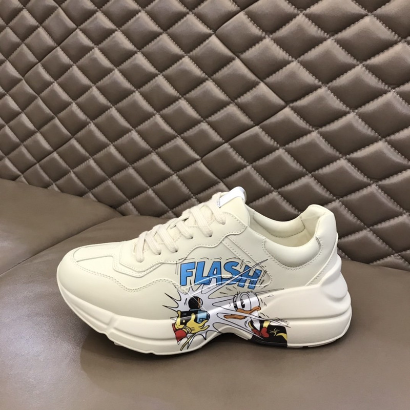 G*u*i disney donald duck print sneaker