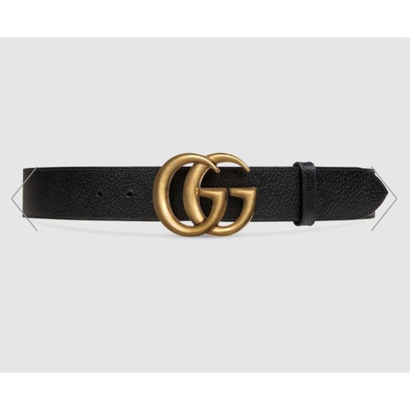 black G*u*i belt ,1.5 inch belt width, buckle 3.003w*2.36 h inches