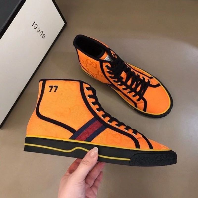 G*u*i x off-white the grid high top sneaker