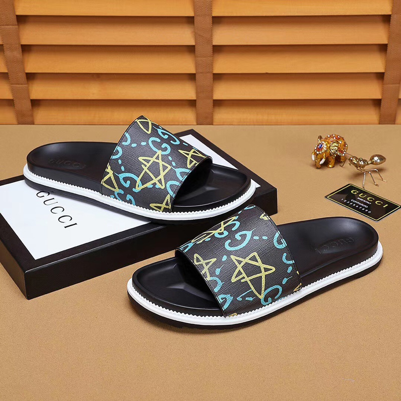 G*u*i stars printed slide sandal