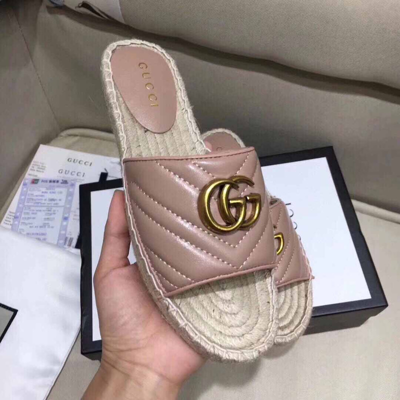 women\''s slide sandal with double G*u*i