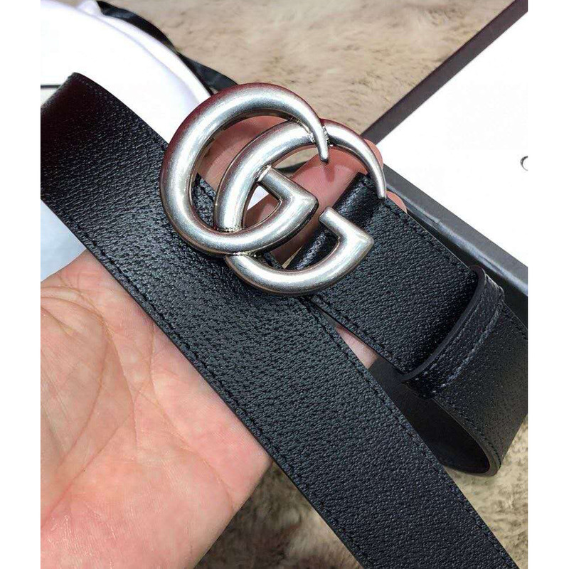 G*u*i black belt with double g buckle