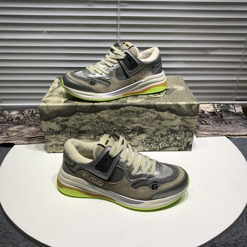 G*u*i grey ultrapace sneakers