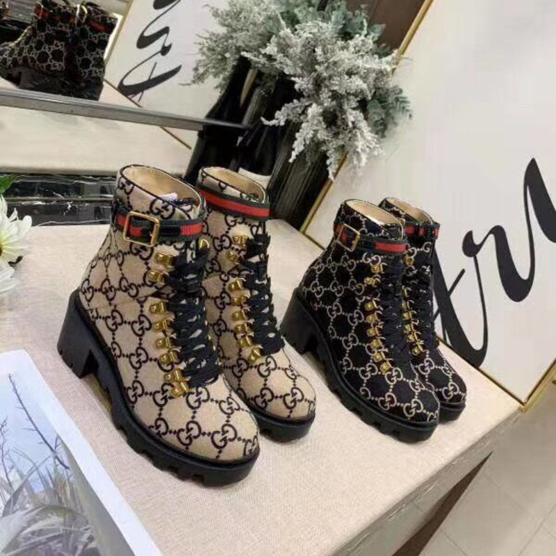 G*u*i gg logo boots