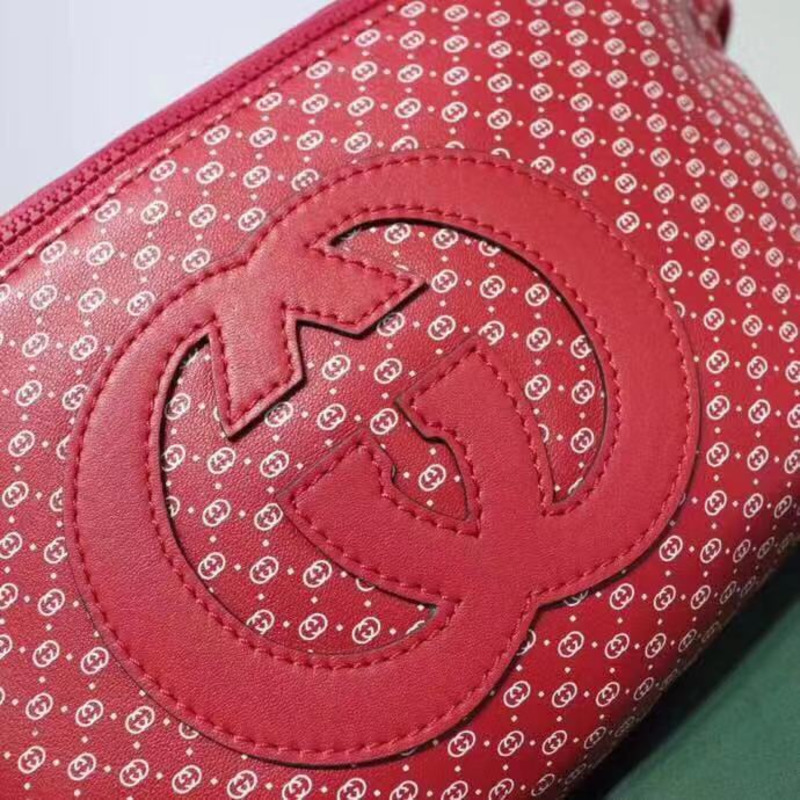 G*u*i printed red belt bag