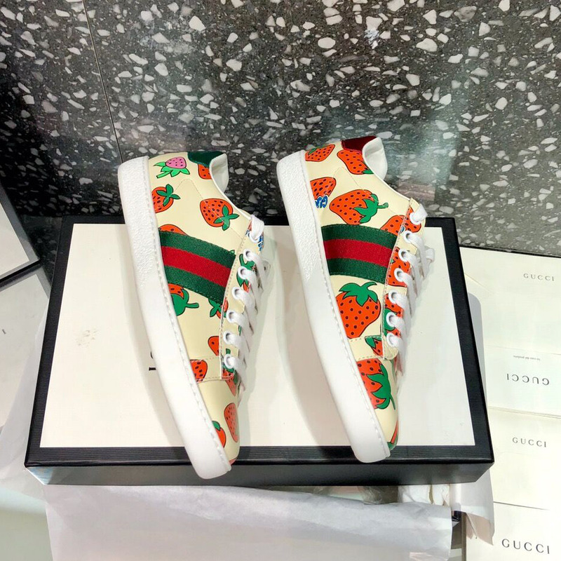 ace G*u*i strawberry sneaker