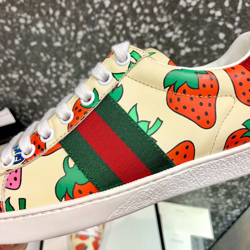 ace G*u*i strawberry sneaker