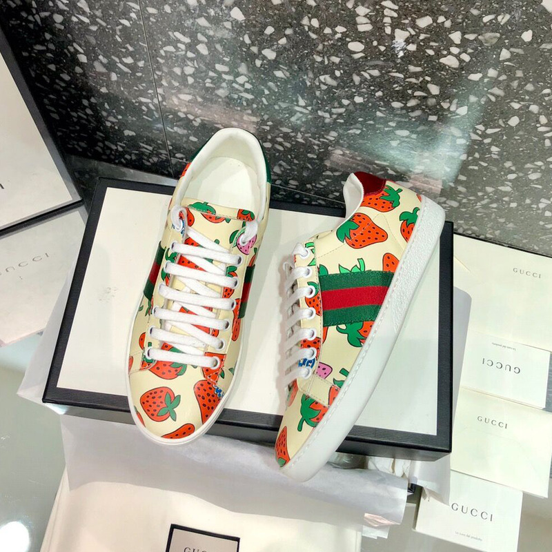 ace G*u*i strawberry sneaker