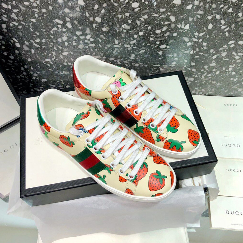 ace G*u*i strawberry sneaker