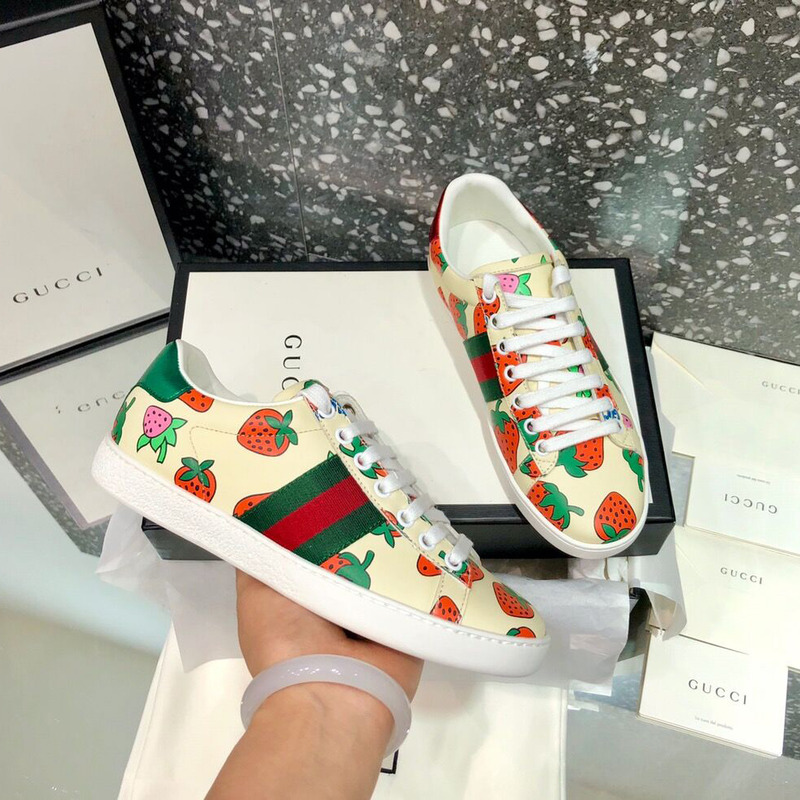 ace G*u*i strawberry sneaker